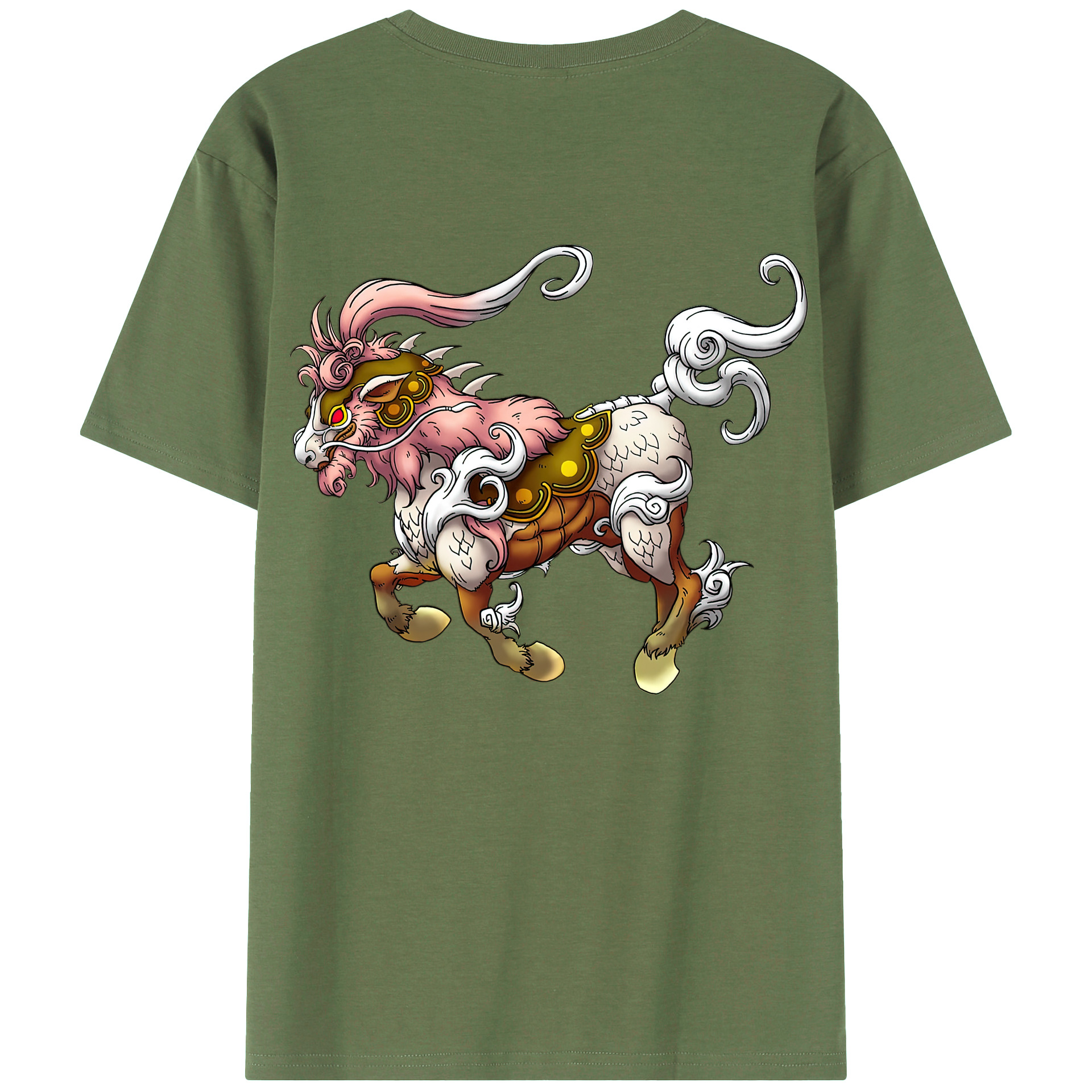 （画像用） ドラゴンクエスト Doragon Kuesuto Dragon Quest 綿100％ メンズ半袖Tシャツ（バックプリント） 通気性